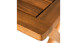 tavolo da giardino planeo in legno di acacia oliato 46 x 46 cm pieghevole