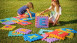 tappetino per puzzle planeo da 86 pezzi colorati