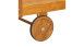 planeo Lettino Premium in legno di acacia 195,5 x 69 x 85 cm pieghevole