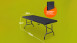 tavolo pieghevole planeo in plastica antracite 183 x 75 x 73 cm