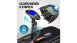 set di valigie rigide planeo 4 pezzi con accessori rotelle 360° nero