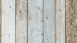 Carta da parati di carta Il Decoro A.S. Création muro in legno stile country beige blu marrone 927