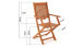 planeo gruppo di sedute da giardino comfort 5 pezzi in legno di acacia