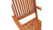 planeo gruppo di sedute da giardino comfort 5 pezzi in legno di acacia