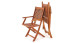planeo gruppo di sedute da giardino comfort 5 pezzi in legno di acacia