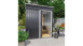 casetta per attrezzi planeo in metallo antracite 185 x 165 x 90 cm