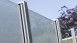 planeo Gardence Flair - Recinzione in vetro verticale trasparente 90 x 180cm