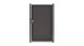 planeo Gardence Guard - Porta universale BPC Grigio antracite con telaio in alluminio antracite | DB703